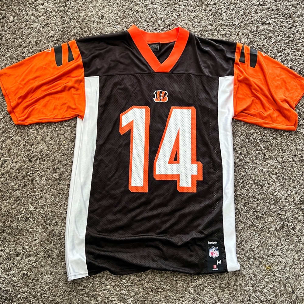 Andy Dalton Reebok Cincinnati Bengals Jersey. Size Medium (fits bigger)